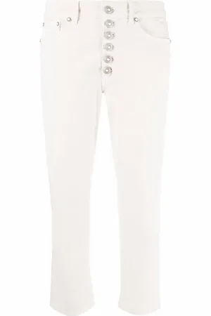 Dondup Gerippte Cropped-Jeans
