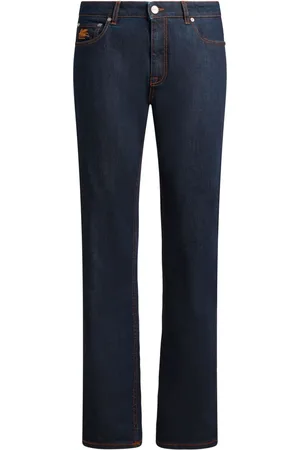 Etro Jeans mit Paisley-Knöchel