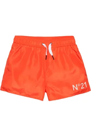Nº21 Badeshorts mit Logo-Print