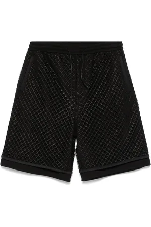 JUUN.J Bermudas mit Mesh-Overlay