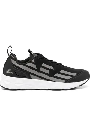 EA7 Sneakers mit Logo-Print