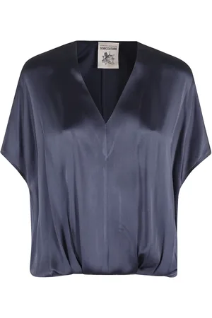 SEMICOUTURE Bluse mit V-Ausschnitt