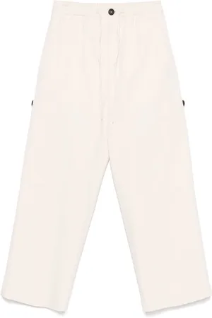 Rohe Jeans mit geradem Bein