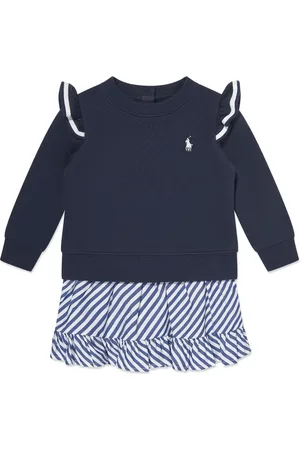 Ralph Lauren Kleid mit Polo Pony-Stickerei