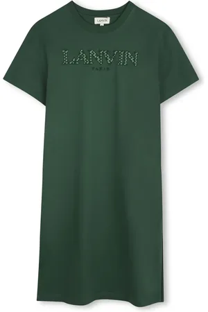 Lanvin Kleid mit Logo-Patch