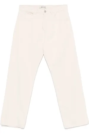 Rohe Jeans mit geradem Bein