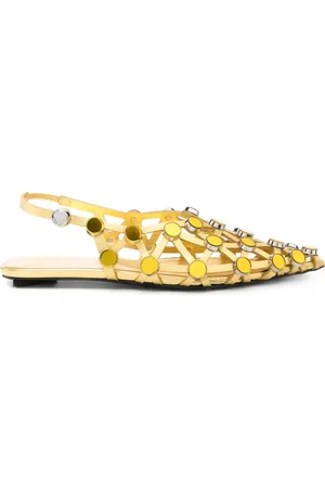 The Attico Grid Ballerinas