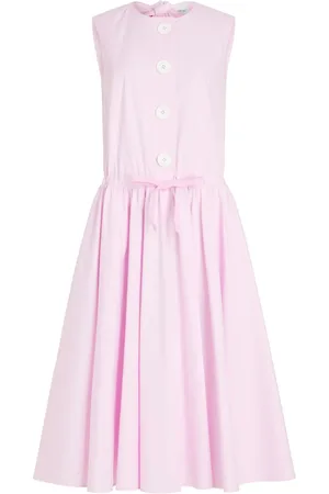 Patou Geknöpftes Popeline-Midikleid