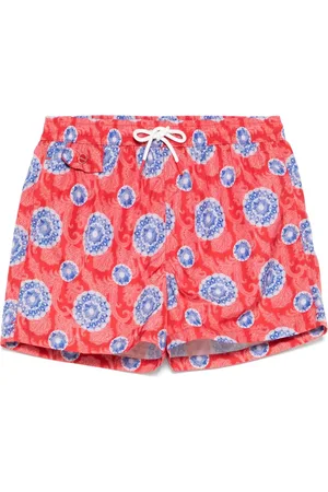 Kiton Badeshorts mit Paisley-Print