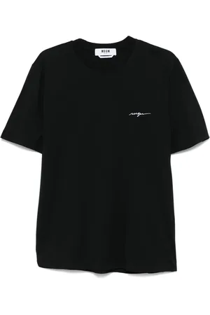 Msgm T-Shirt mit Logo-Stickerei