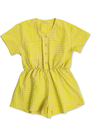Bobo Choses Playsuit mit Vichy-Muster
