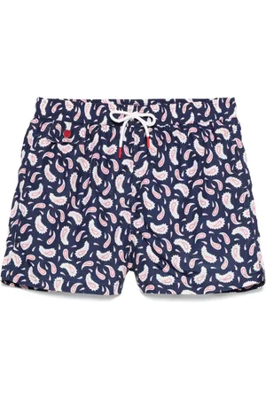 Kiton Badeshorts mit Paisley-Print