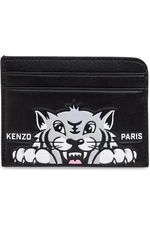 Kenzo Varsity Kartenetui aus Leder