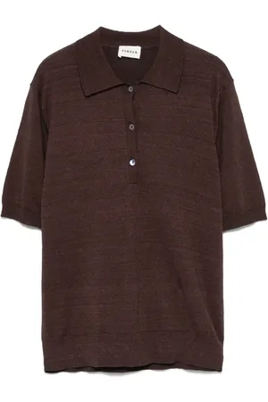 P.A.R.O.S.H. Fein gestricktes Poloshirt