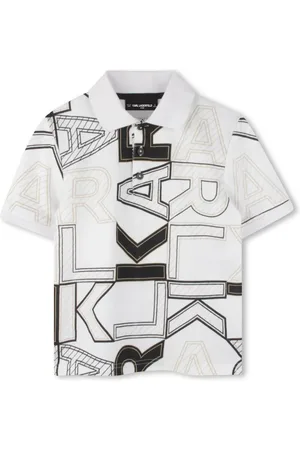 Karl Lagerfeld Poloshirt mit Logo-Print