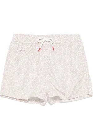 Kiton Badeshorts mit Blumen-Print