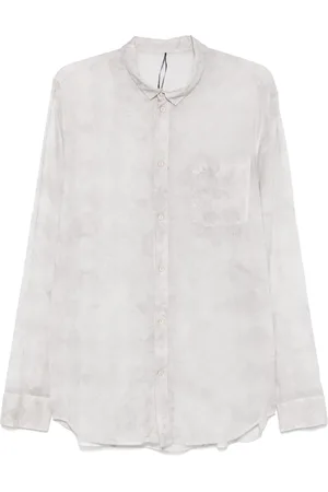MASNADA Hemd mit abstraktem Print