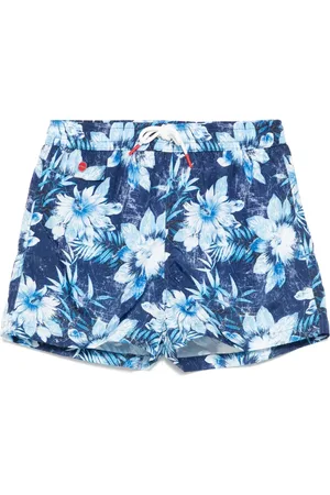 Kiton Badeshorts mit Blumen-Print