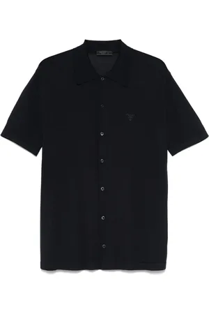Prada Hemd mit Logo-Stickerei