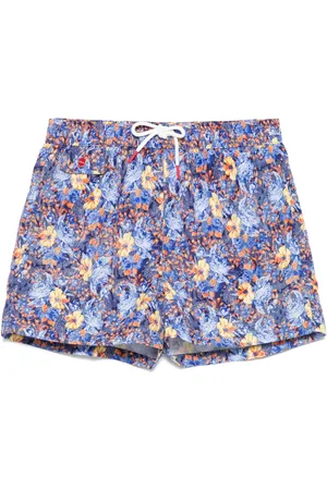 Kiton Badeshorts mit Blumen-Print
