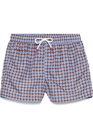 Kiton Badeshorts mit Blumen-Print