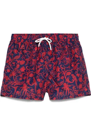 Kiton Badeshorts mit Blumen-Print