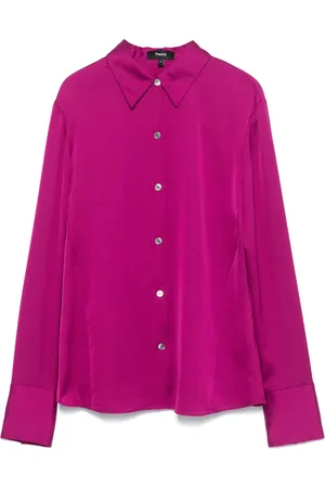 THEORY Bluse mit Knöpfen