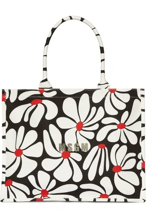 Msgm Shopper mit Blumen-Print