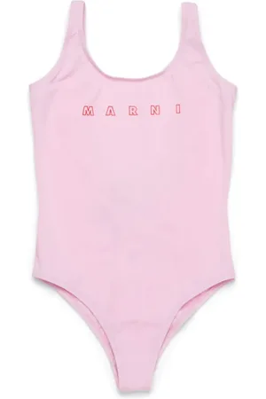 Marni Badeanzug mit Logo-Print