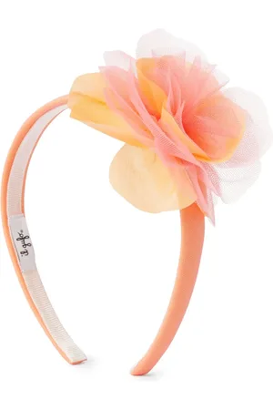 Il gufo Stirnband mit Blumenapplikation