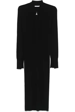 Patrizia Pepe Geripptes Midikleid