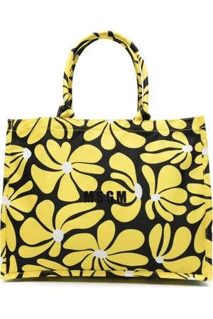 Msgm Shopper mit Blumen-Print