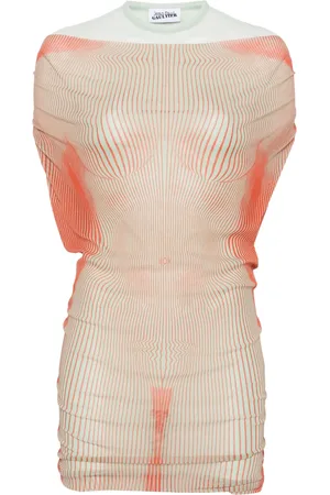 Jean Paul Gaultier Minikleid in Netz-Optik