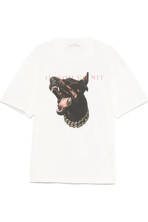 Ih Nom Uh Nit T-Shirt mit Hunde-Print