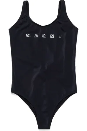Marni Badeanzug mit Logo-Print