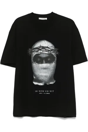 Ih Nom Uh Nit T-Shirt mit Masken-Print