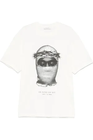 Ih Nom Uh Nit T-Shirt mit Masken-Print
