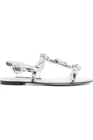 Dolce & Gabbana Sandalen mit Kristallen