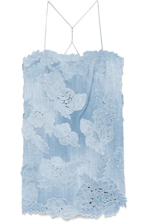 ERMANNO SCERVINO Minikleid mit Blumenapplikation