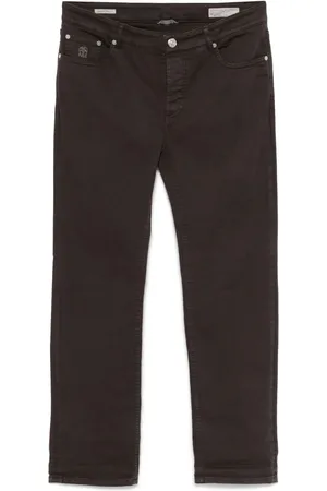 Brunello Cucinelli Jeans mit umgeschlagenem Saum
