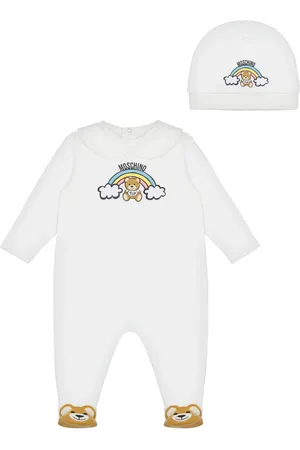 Moschino Strampler-Set mit grafischem Print