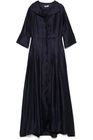 Baruni Maxikleid im Metallic-Look