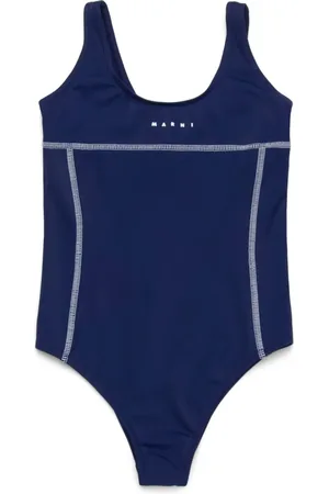 Marni Badeanzug mit Logo-Print