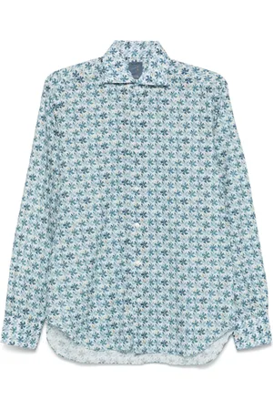 BARBA Hemd mit Blumen-Print