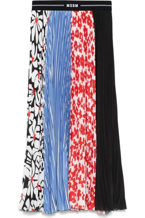 Msgm Midirock mit Print-Mix