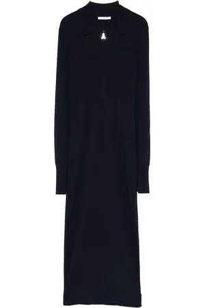 Patrizia Pepe Geripptes Midikleid