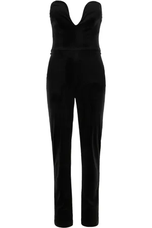ACTUALEE Schulterfreier Jumpsuit