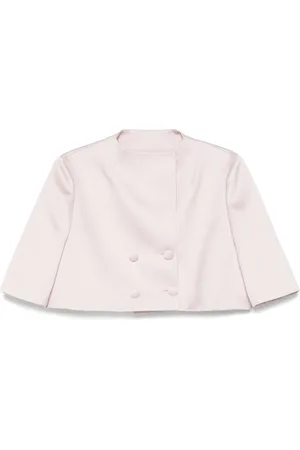 Givenchy Cropped-Jacke mit Rundhalsausschnitt