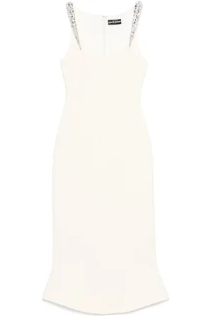 DAVID KOMA Kristallverziertes Abendkleid