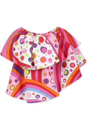 PUCCI Junior Oberteil mit Fontane-Print